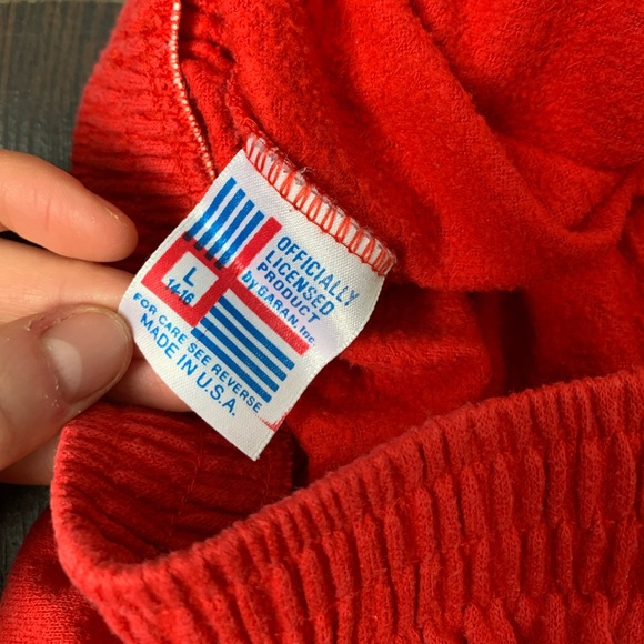 Vintage Kid’s New England Patriots NFL Shorts in Red - Picture 4 of 4